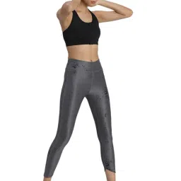 Puma Grey Printed Regular Fit Tights image 5