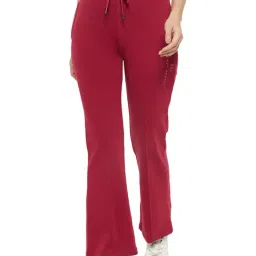 MADAME M Secret Maroon Regular Fit Trackpants-image-29