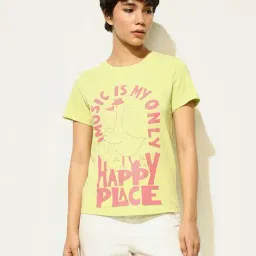 Only Green Cotton Print T-Shirt-picture-38