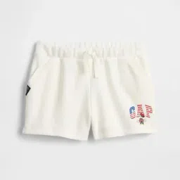 GAP White Character Based Regular Fit Shorts-picture-48