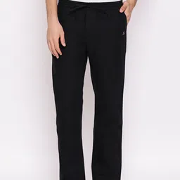 Crimsoune Club Men Black Solid Linen Lounge Pants-picture-23