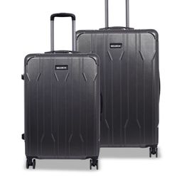 Killer Set Of 2 Hard-Sided Large & Medium Trolley Suitcase-picture-1