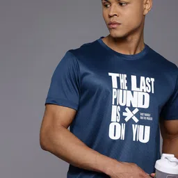 HRX by Hrithik Roshan Brand Logo Printed Rapid-Dry Running T-shirt-picture-40