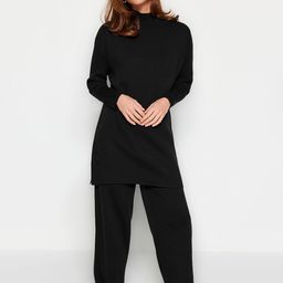 Trendyol High-Neck Long Sleeve Sweater & Trouser Co-Ords-picture-12