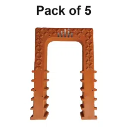 Waltzer India PVC Foot Step Orange Color Size 16 mm for Under Construction Sites, WI-A-PVC-FOOTSTEP-16MM-01 (Pack of 5) image 2