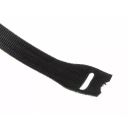 RS Pro Cable Tie Hook and Loop 203.5 mm x 12 mm Black Fabric (Pack of 25) image 4