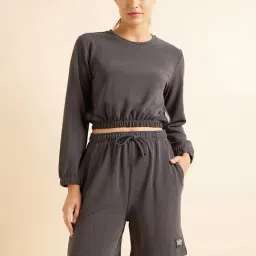 Sweet Dreams Dark Grey Top With Shorts-picture-19