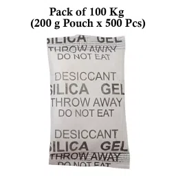 Ecofresh 200 g Silica Gel Beads in Paper Pouch White Color Desiccant for Absorbing Moisture (Pack of 500 Pcs) image 2