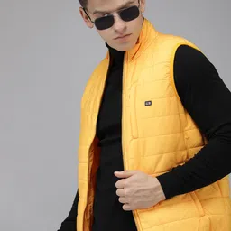 Arrow Men Yellow Padded Jacket-picture-28