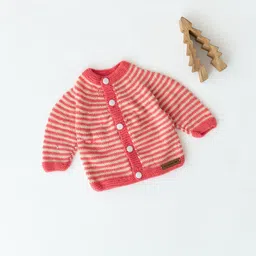 The Original Knit Unisex Kids Striped Cardigan-picture-34