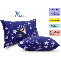 VILLAGERS Unisex Blue Pillows-picture-29