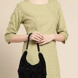 FABBHUE Embroidered Potli Clutch-picture-14