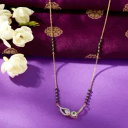 P.N.Gadgil Jewellers 18 KT Yellow Gold & Diamond Modern Mangalsutra For Woman-picture-27