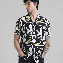 Jack & Jones Black Regular Fit Printed Shirt-picture-21