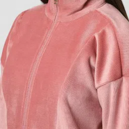 Van Heusen Pink Textured Pattern Sweatshirt image 5