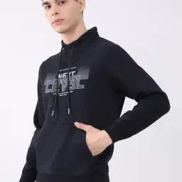 Monte Carlo Navy Regular Fit Printed Sweatshirt image 3