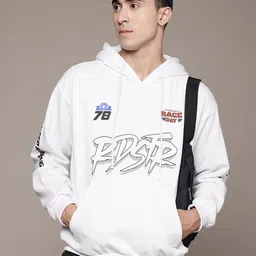 Roadster Men Printed Hooded Sweatshirt-picture-15