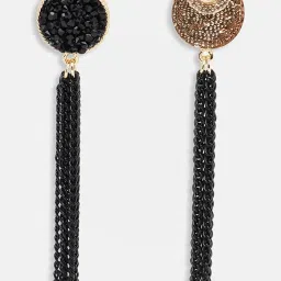 Sohi Gold Plated Party Designer Dangler Earrings image 5