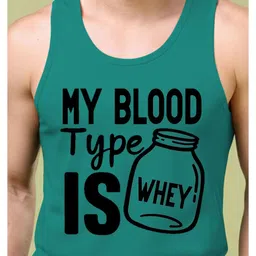 BAESD Pack of 2 Printed Round Neck Gym Vest image 2