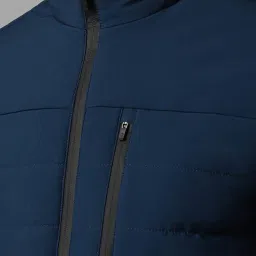 Louis Philippe Sport Mid Navy Regular Fit Quilted Jacket image 5