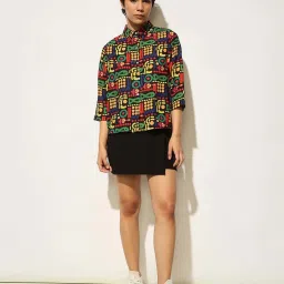 Only Multicolored Printed Shirt image 5