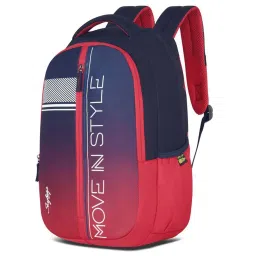 Skybags Grad 04 Red Polyester Printed Laptop Backpack - 30 Ltrs image 5