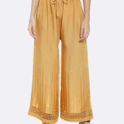 Clora Creation Women Embroidered Ethnic Palazzos-image-24