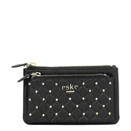 Eske Melba Black Embellished Wallet for Women-image-14