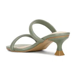 Bata Women's AMBYR E 23 Green Stilettos image 5