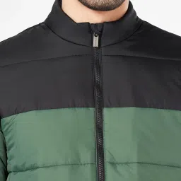 Byford By Pantaloons Green Regular Fit Quilted Jacket image 5