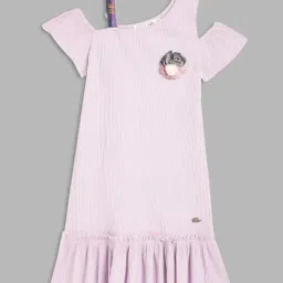Elle Kids Kids Purple Applique Dress-image-13