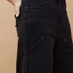 Ginger by Lifestyle Black Solid Jeans image 5