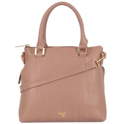 Baggit Pink Textured Medium Handbag-picture-31