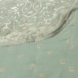 Biba Green Printed Kurta Salwar Set With Dupatta image 5