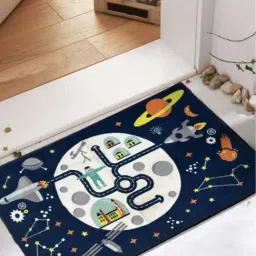 Urban Space Navy Chenille Anti-Skid Door Mat-picture-24