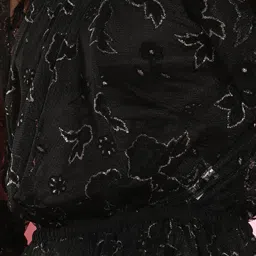 KASSUALLY Black Lace Top image 5