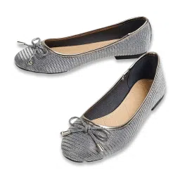 Melange by Lifestyle Women's Pewter Flat Ballets image 5