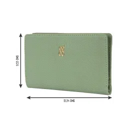 Baggit Green Small Bi-Fold Wallet for Women image 5