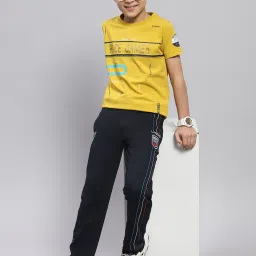 Monte Carlo Kids Navy Printed Trousers image 5