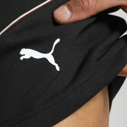 Puma Scuderia Ferrari Motorsport Black Regular Fit Sports Shorts image 5