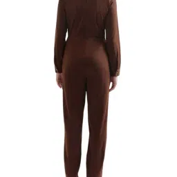 Centrestage Maroon V Neck Jumpsuit image 2