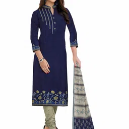 MIRAAN Printed Pure Cotton Unstitched Dress Material-picture-31