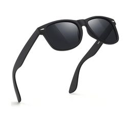 Arzonai Unisex Black Wayfarer Sunglass with UV Protected Lens-picture-39