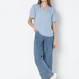 Vero Moda Blue Regular Fit Top image 5