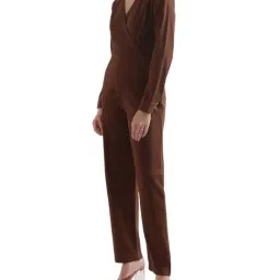 Centrestage Maroon V Neck Jumpsuit image 3