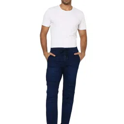 Mufti Indigo Slim Fit Lightly Washed Jeans image 5