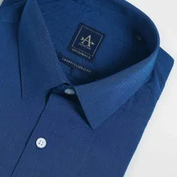 Arrow Blue Cotton Regular Fit Shirt image 5