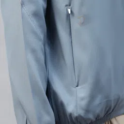 Dida Grey Polyster Regular Fit Sports Jacket image 5