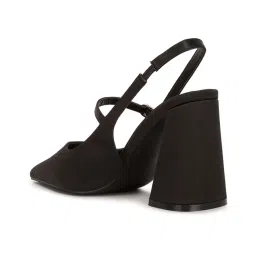 London Rag Women's Black Ankle Strap Sandals image 5