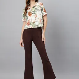 Latin Quarters Brown Polyester Regular Fit Top image 5